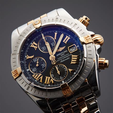 breitling chronomat evolution gold|breitling chronomat automatic pre owned.